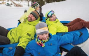 Snow Tubing at Mt. Norquay