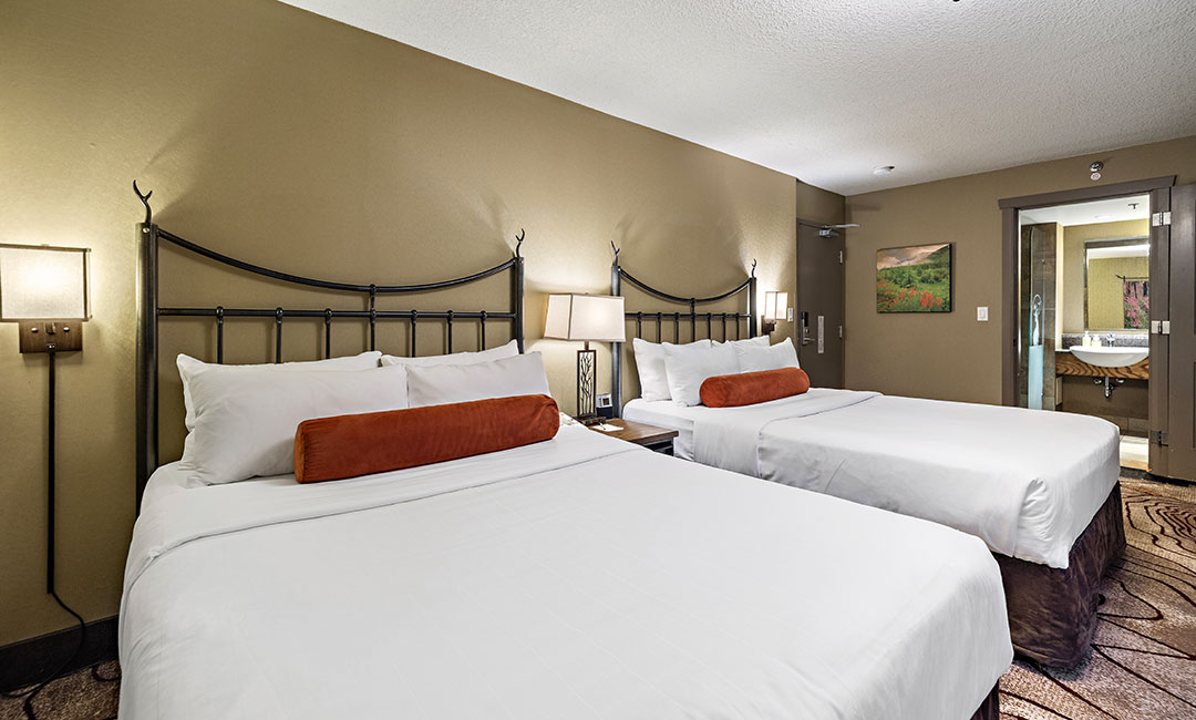 Accessible room with two queen beds