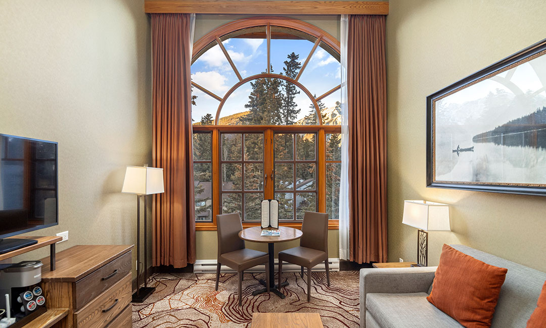 Guest Rooms at the Banff Caribou Lodge & Spa