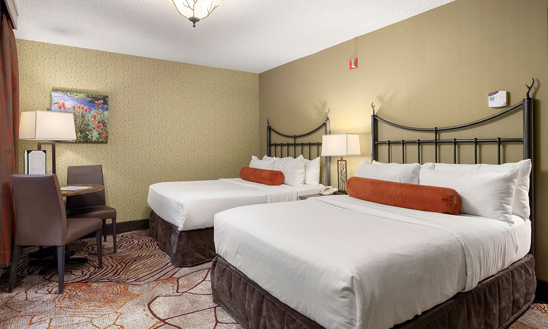 Guest Rooms at the Banff Caribou Lodge & Spa